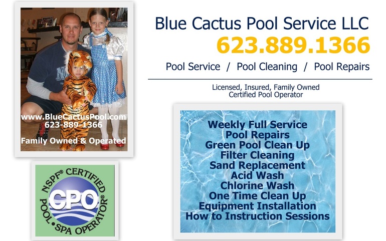 Blue Cactus Pool Service Phoenix Arizona