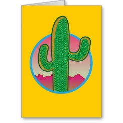 Saguaro Sunset Greeting Card